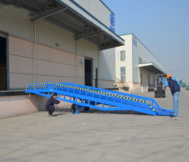 重庆移动式登车桥应用